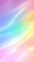 Abstract pastel wave pattern created with smooth gradient colors in a serene composition photo