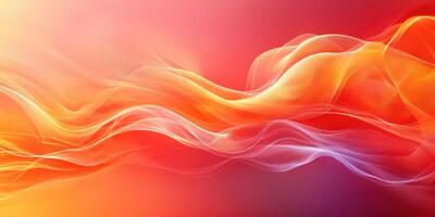 Vibrant abstract flow of colors creating a warm and dynamic atmosphere photo