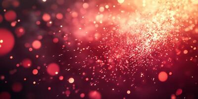 Colorful bokeh lights create a vibrant atmosphere in a festive setting during evening celebrations photo