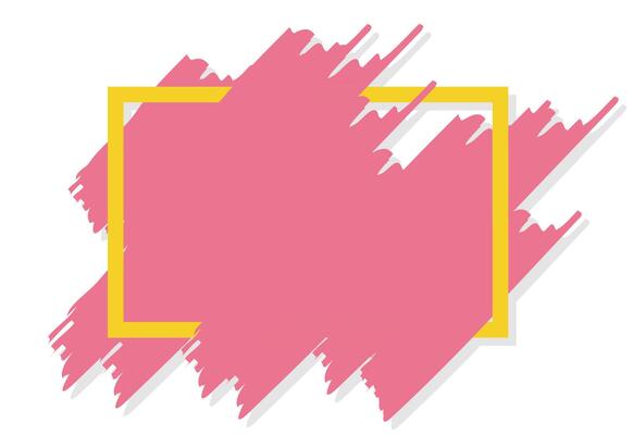 Abstract geometric design, brush for modern text box.