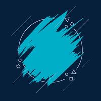 Dynamic polygon pattern, paint effect for creative banner, abstract decor vector
