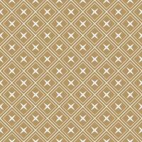 seamless japanese pattern diamond and tear shape flat outline style with gold color vector