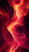 Colorful abstract flame-like patterns creating mesmerizing swirls of light and warmth photo
