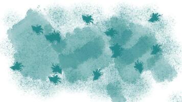 Teal Abstract Watercolor Background Illustration vector