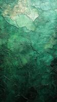 Abstract textured green background with layered patterns and depth for artistic design elements photo
