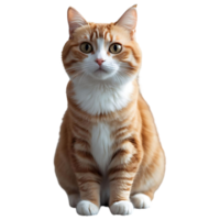 Charming Ginger Cat Stock Image Great for Digital Print Projects png