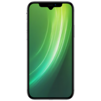 Minimalist Phone Mockup with Green Background Easy Customization for Branding png