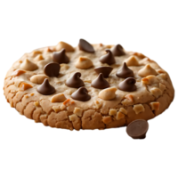 Mouthwatering Peanut Butter Chocolate Cookie No Background, Ready to Use png