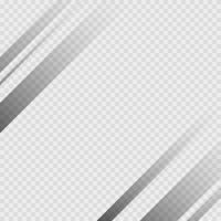 Set of realistic graphic design shadows for background, diagonal shadows on both sides vector