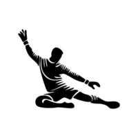 The Power of Play Football Silhouette Series vector