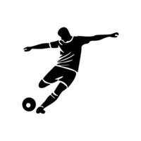 Football in Shadows A Unique Perspective vector
