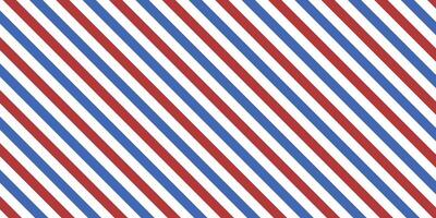 Timeless Barber Shop Pattern Featuring Red, Blue, and White Stripes vector