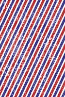 Old-School Barber Design With Tri-Color Stripes vector