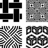 Unique Diagonal Seamless Pattern Design Set vector