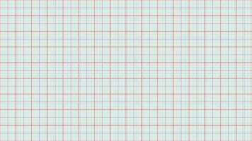 Light blue graph paper with red lines vector