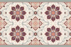 Damask rug pattern,Navajo carpet design tribal carpet pattern,boho Native American,motif geometric.Rug design for decor.Rug pattern blanket,woven carpet illustration.Boho geometric,Aztec ethnic decor. vector