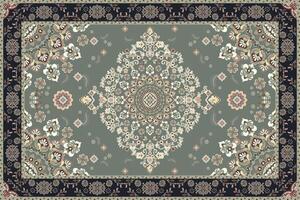 Vintage persian colored carpet.Rich ornament for fabric design,handmade,interior decoration,textiles.Abstract design of persian carpet with geometric ornament.Moroccan style background. vector