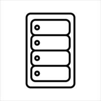 safe Icon, Symbol isolated white background. illustration. color editable. vector