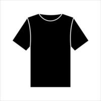 T Shirt Icon Symbol isolated white background. illustration. color editable. vector