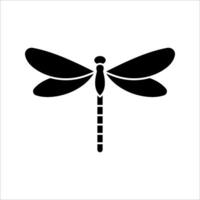 dragonfly Icon ,Symbol isolated white background. illustration. color editable. vector