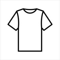 T Shirt Icon ,Symbol isolated white background. illustration. color editable. vector
