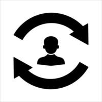 busy Icon, Symbol isolated white background. illustration. color editable. vector