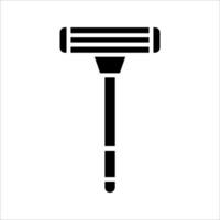 razor Icon. Symbol isolated white background. illustration. color editable. vector