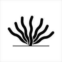 algae Icon.Symbol isolated white background. illustration. color editable. vector