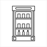 shelves Icon . Symbol isolated white background. illustration. color editable. vector
