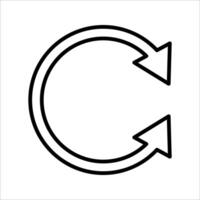 diameter Icon, Symbol isolated white background. illustration. color editable. vector