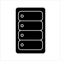 safe Icon Symbol isolated white background. illustration. color editable. vector