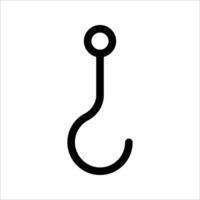 hooks Icon, Symbol isolated white background. illustration. color editable. vector