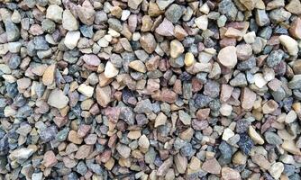 A pile of rocks that are all different colors photo