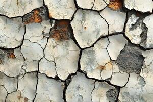 Weathered Cracked Earth Texture for Environmental and Background Design photo