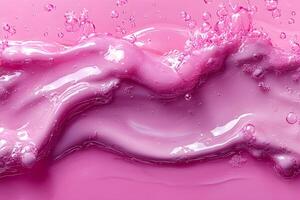 Abstract Pink Liquid Wave Texture for Creative Design Projects photo