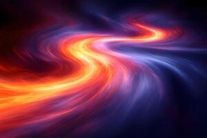 Cosmic Energy Flow Vibrant Abstract Swirling Light Design for Digital Art and Backgrounds photo