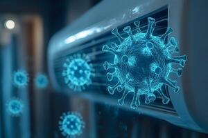 Virus Spread Through Air Conditioning - Health and Safety Concerns in Enclosed Spaces photo