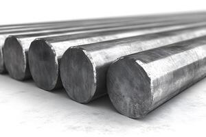 Industrial Steel Rods Concept Metallic Surface Background for Construction or Engineering Design photo