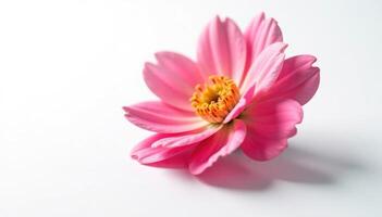 Delicate petal details isolated on white background, bloom, flower, bloom photo