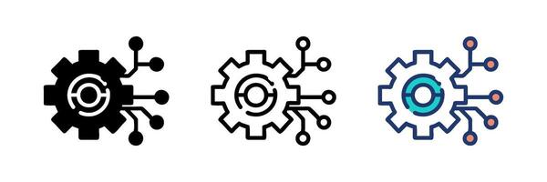 Digital Transformation Icon set vector
