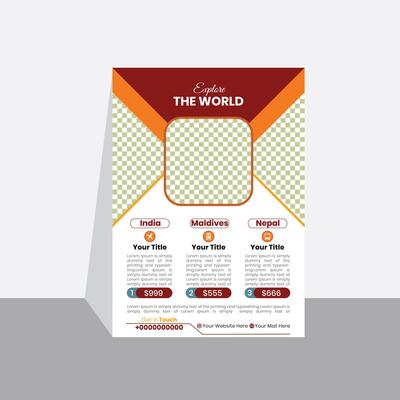 Travel and tour social media design for business agency