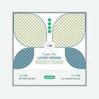 Explore the new design for social media design vector