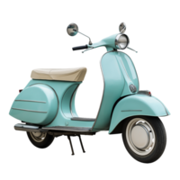 Retro Style Scooter - Timeless Design on Transparent Background for Creative Projects png