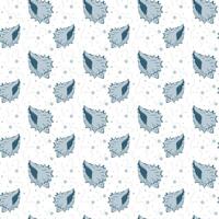 Seashell seamless pattern. Ocean, sea pattern vector
