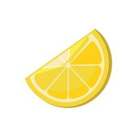 slice of lemon illustration vector