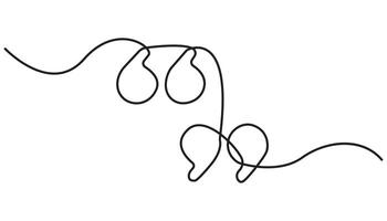 One continuous line of a quote mark drawing. illustration. Quote linear design simple vector