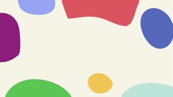 An artistic composition of geometric shapes, including circles, triangles, and rectangles, arranged harmoniously in an abstract and visually appealing manner. video