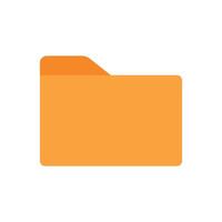 Simple Folder Icon Illustration Design vector