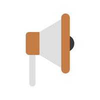 Loudspeaker Sign Emoji Illustration Design vector