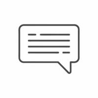 Creative illustration of a simple speech bubble design perfect for communication and dialogue representation in various contexts vector
